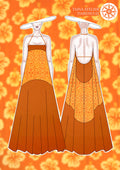 Tiarenui Orange Tiare